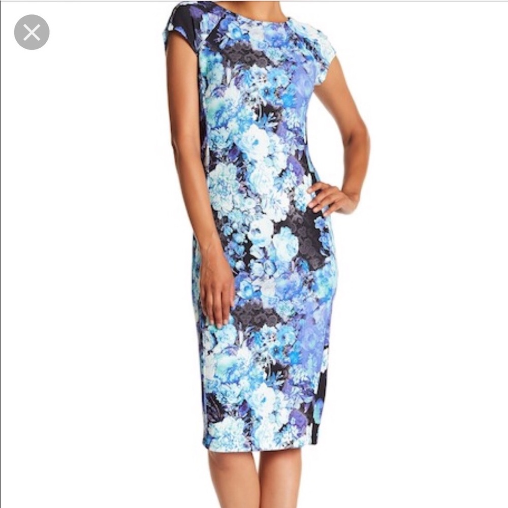 Bodycon eci New York midi dress size M new